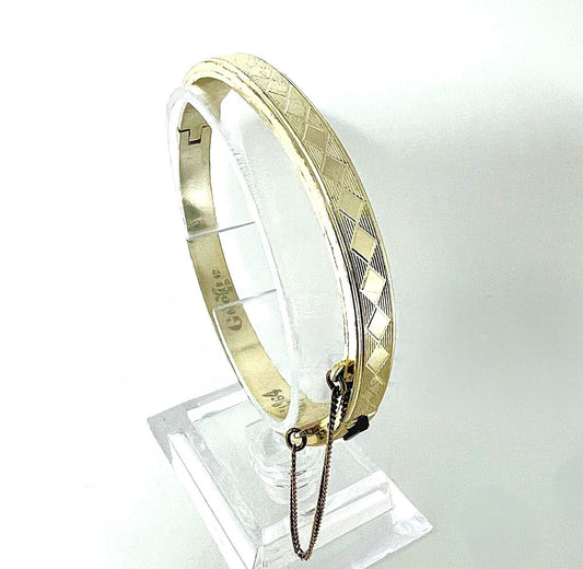 Vintage vergoldeter Armreif 