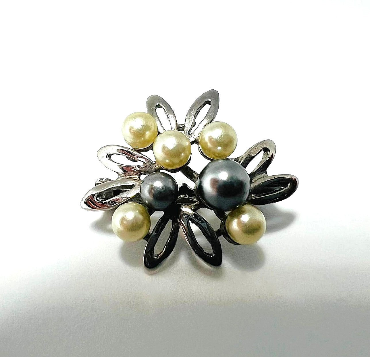 925er Silber Clip-Brosche