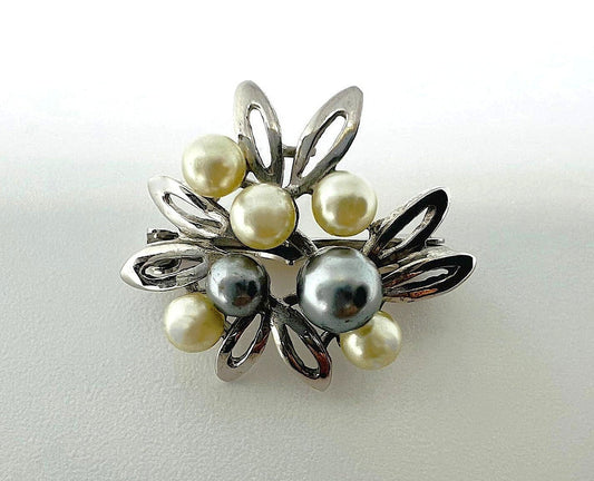 925er Silber Clip-Brosche