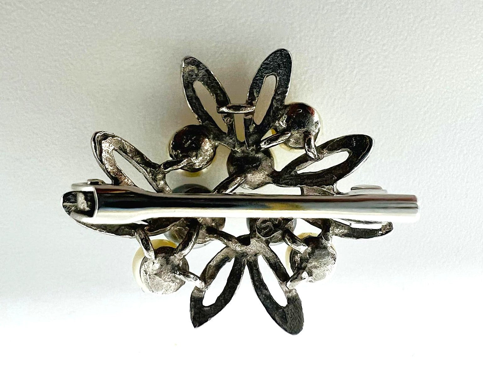 925er Silber Clip-Brosche