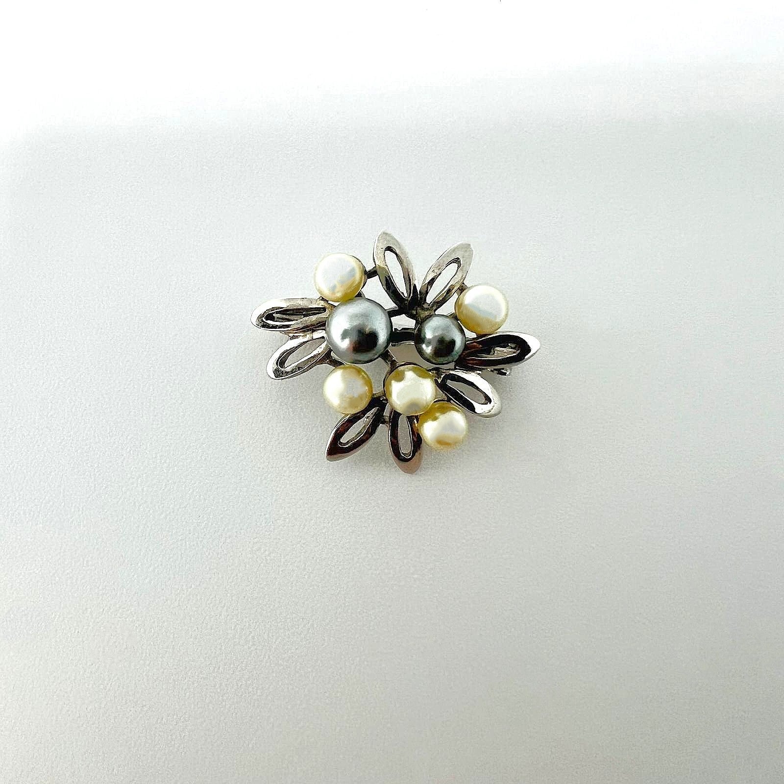 925er Silber Clip-Brosche