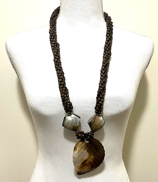 Boho Naturschmuck Kette 