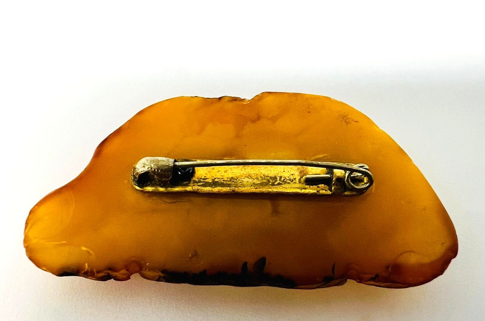 Vintage Butterscotch Bernstein Brosche 