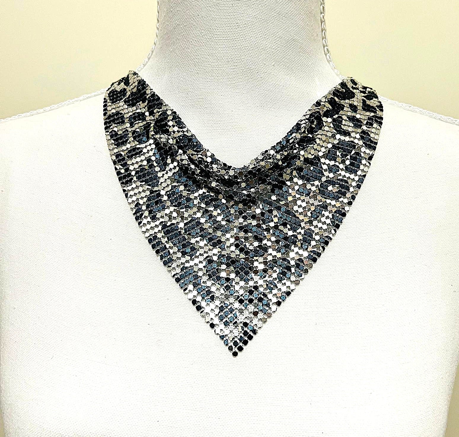 Silber Leo Mesh Collier
