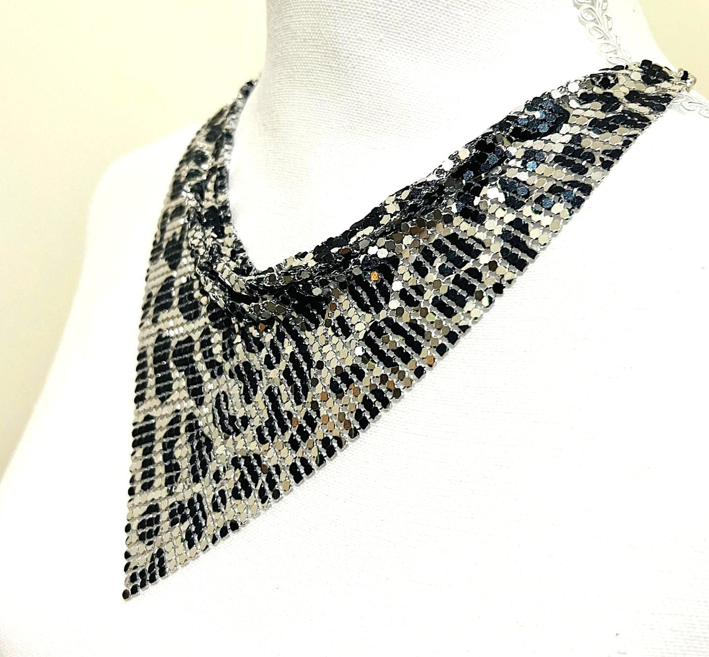 Silber Leo Mesh Collier