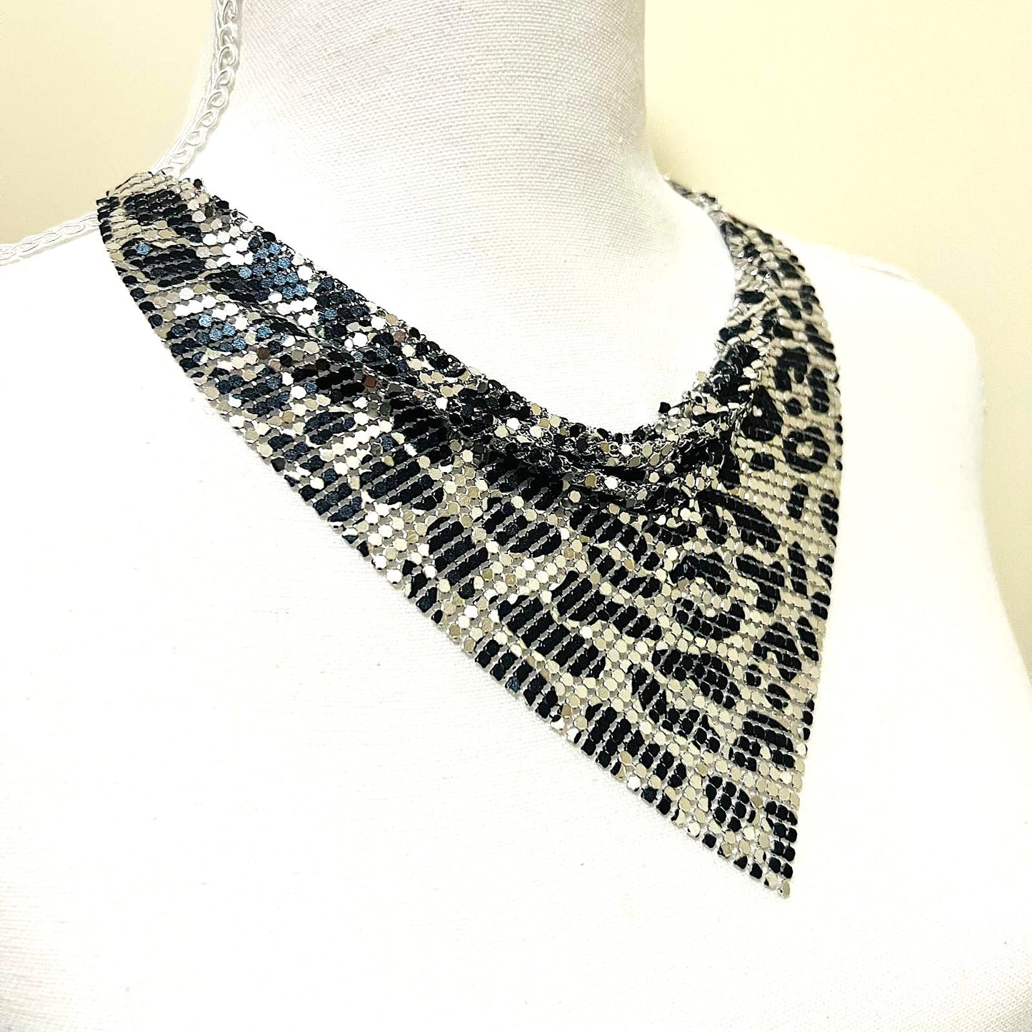 Silber Leo Mesh Collier