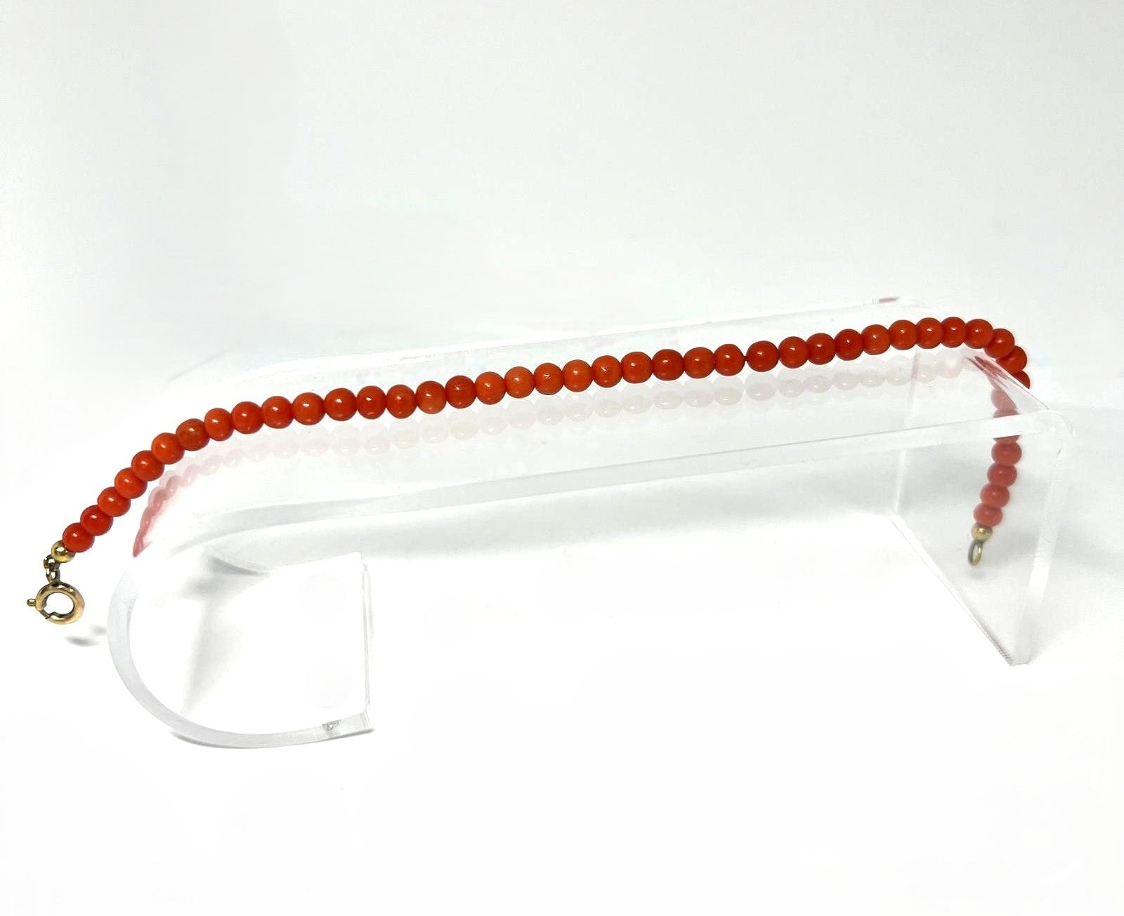 Antikes Korallen Armband Naturkoralle 333 Gold