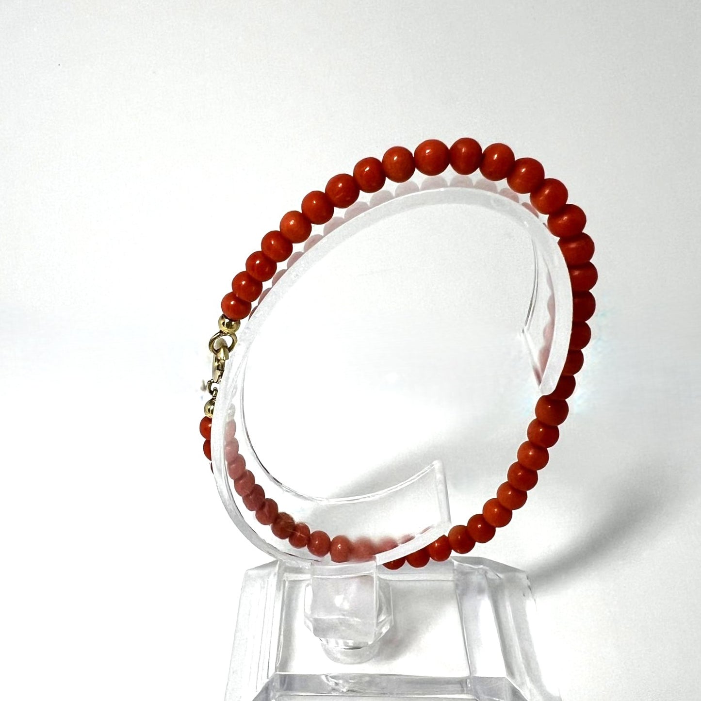 Antikes Korallen Armband Naturkoralle 333 Gold