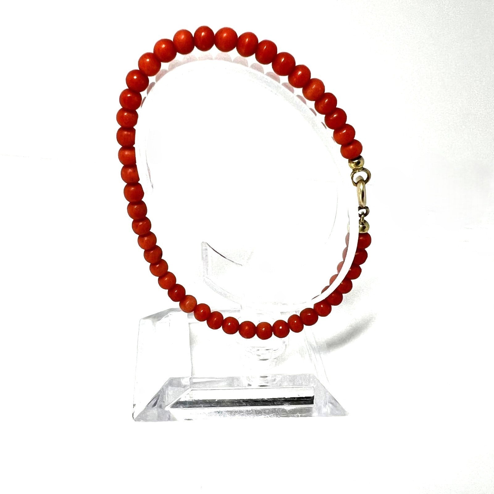 Antikes Korallen Armband Naturkoralle 333 Gold