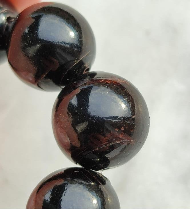 Art Deco Schwarze Korallenkette