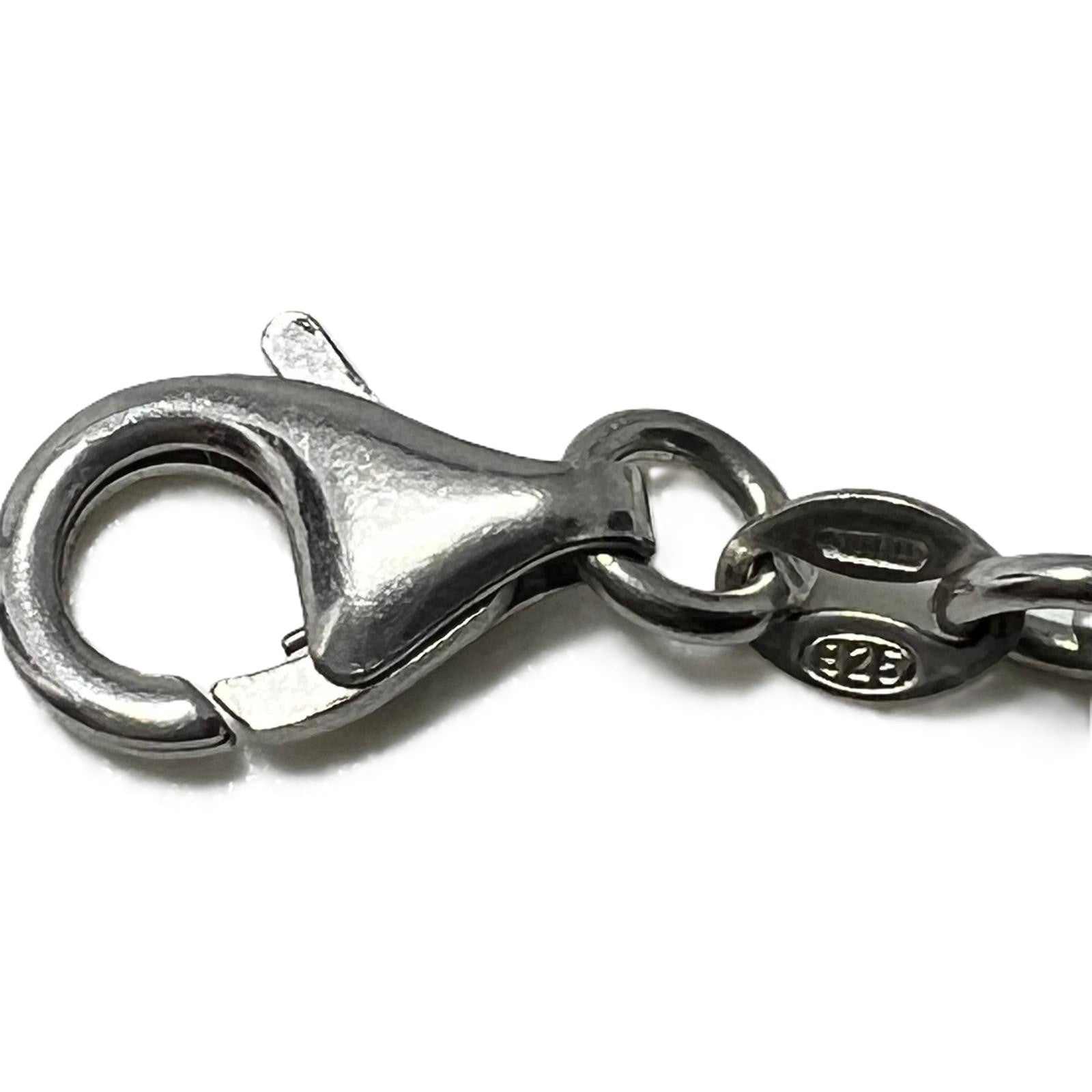 925 Silber Kreuz Anhänger auf Lederkette 