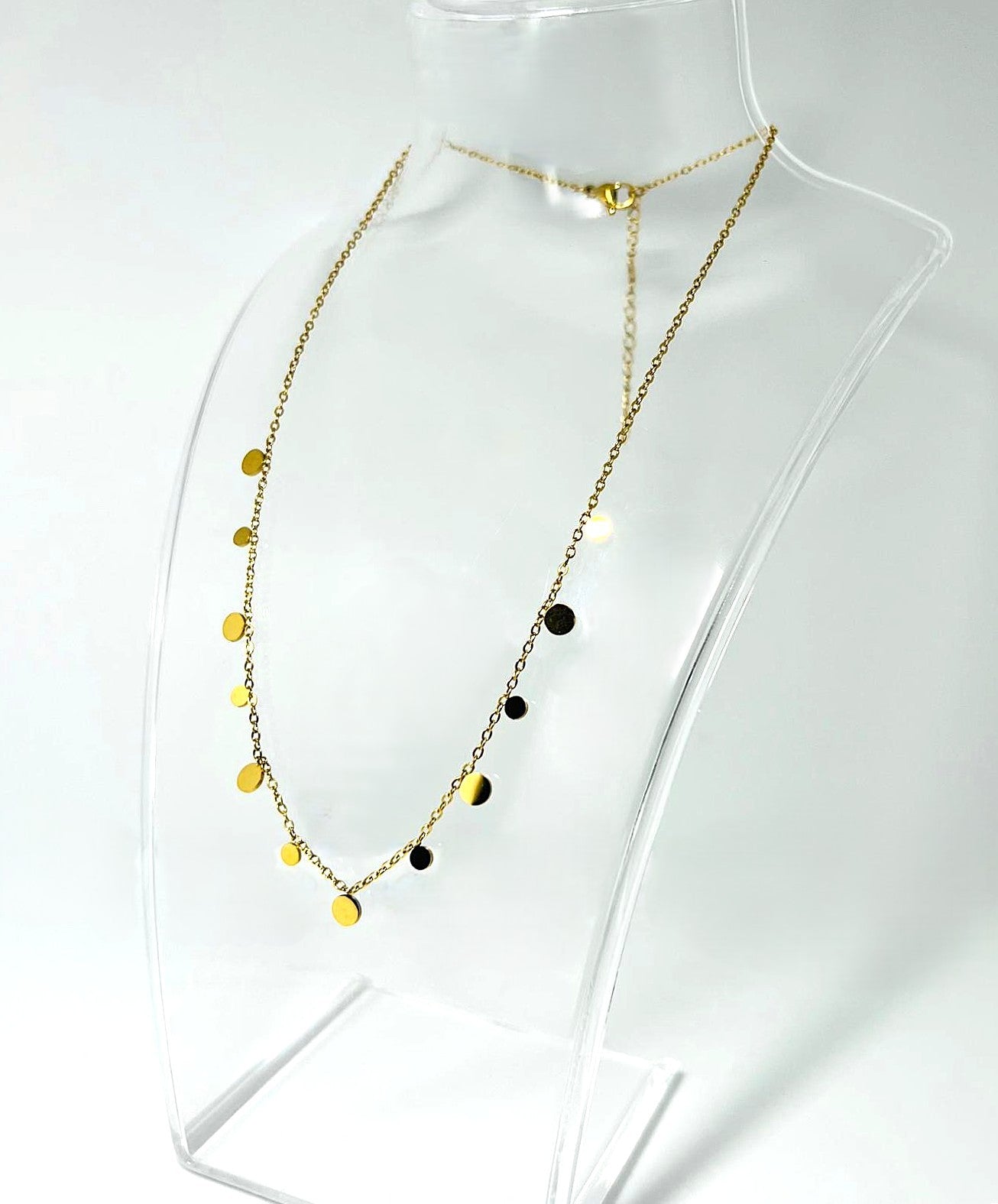 Minimalistische Edelstahl Halskette 