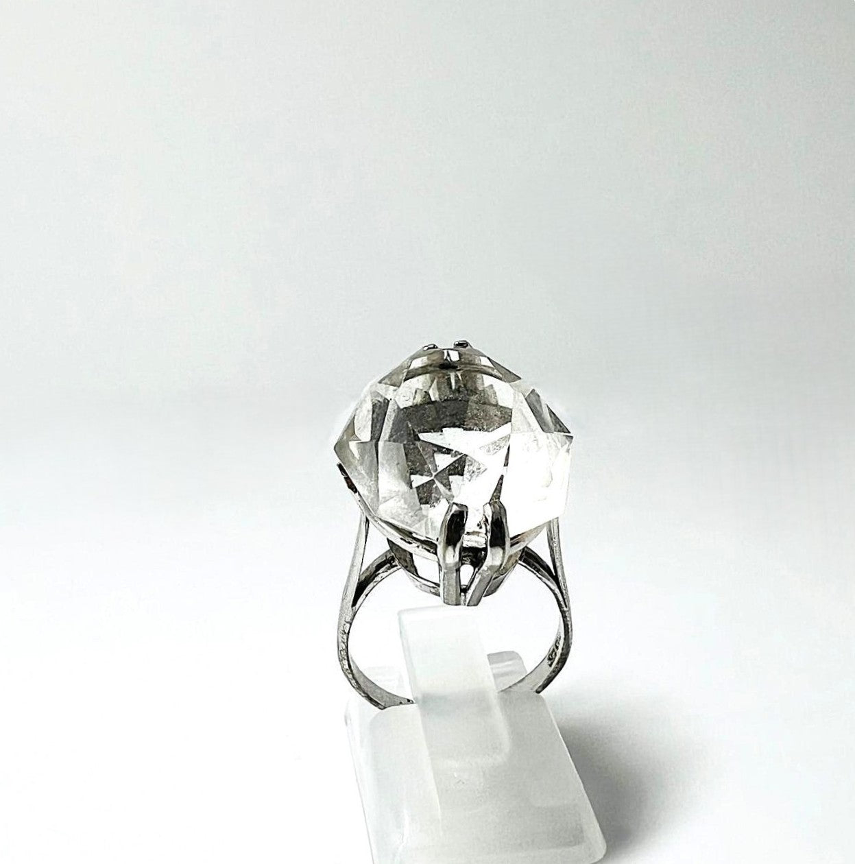 Vintage Silber Cocktailring