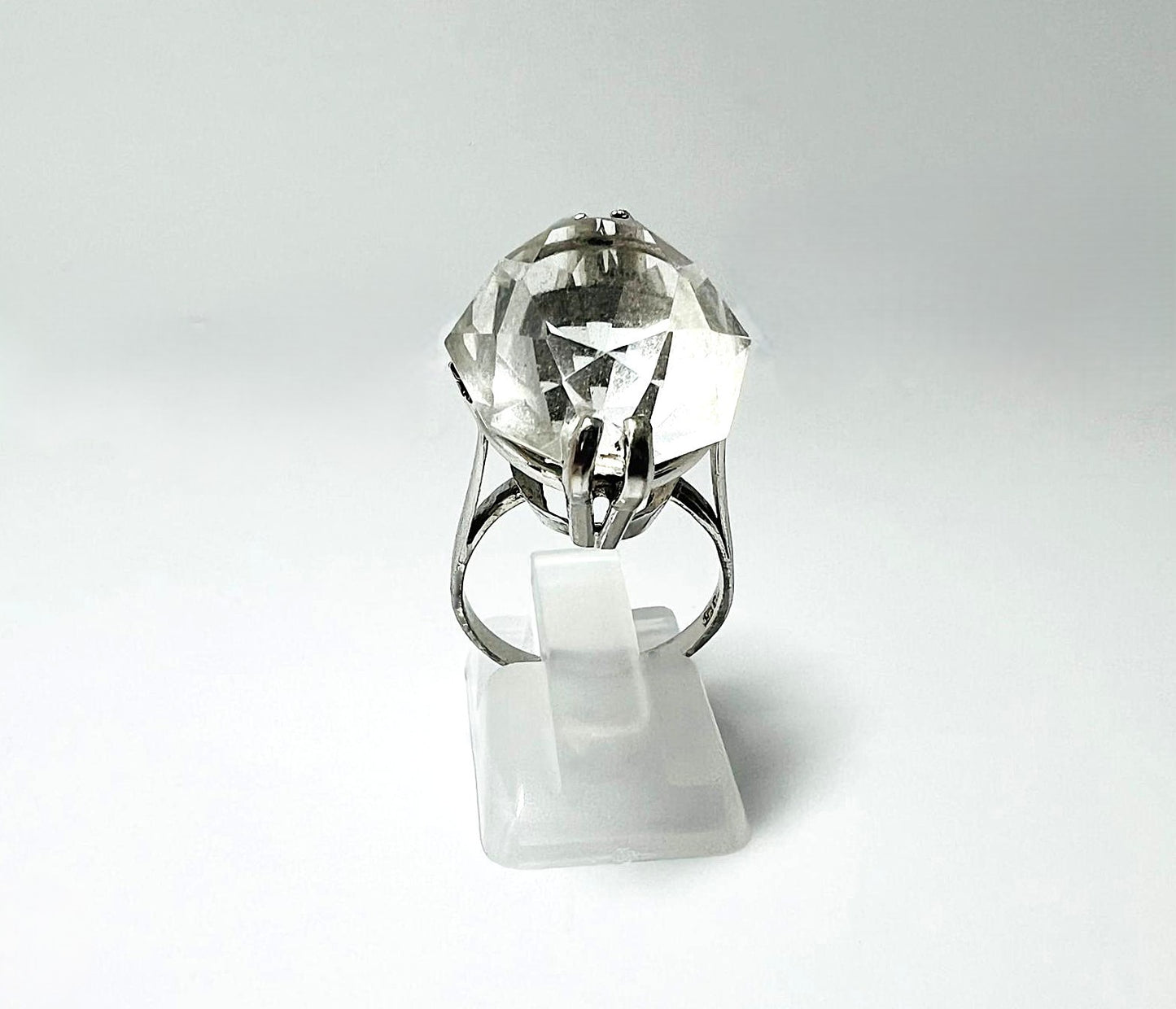 Vintage Silber Cocktailring