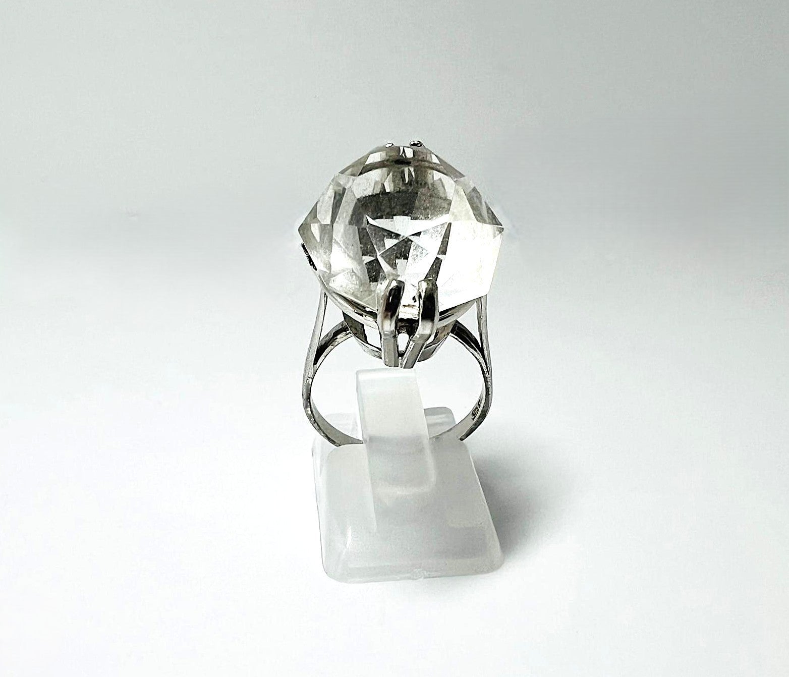 Vintage Silber Cocktailring