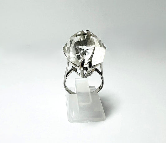 Vintage Silber Cocktailring