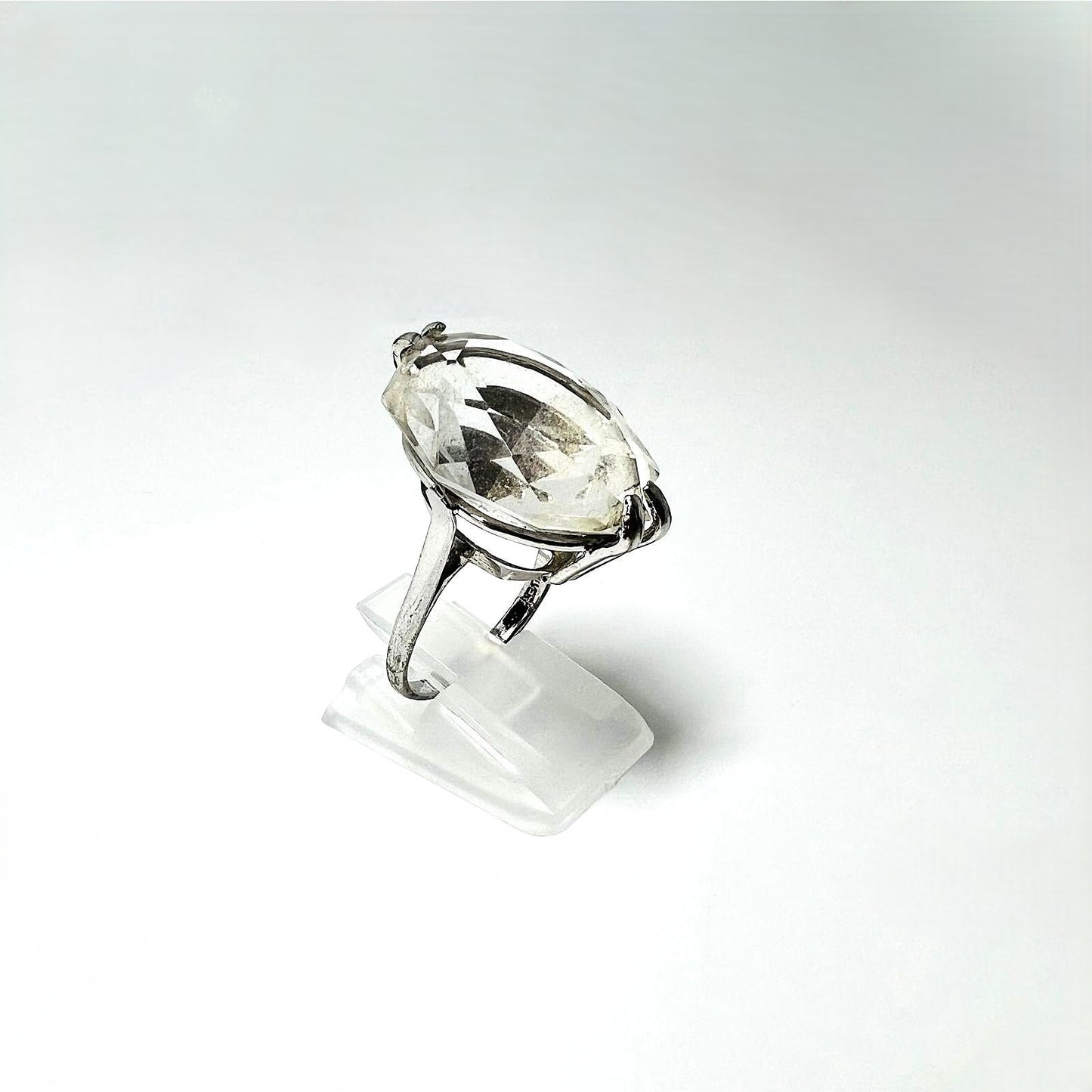 Vintage Silber Cocktailring