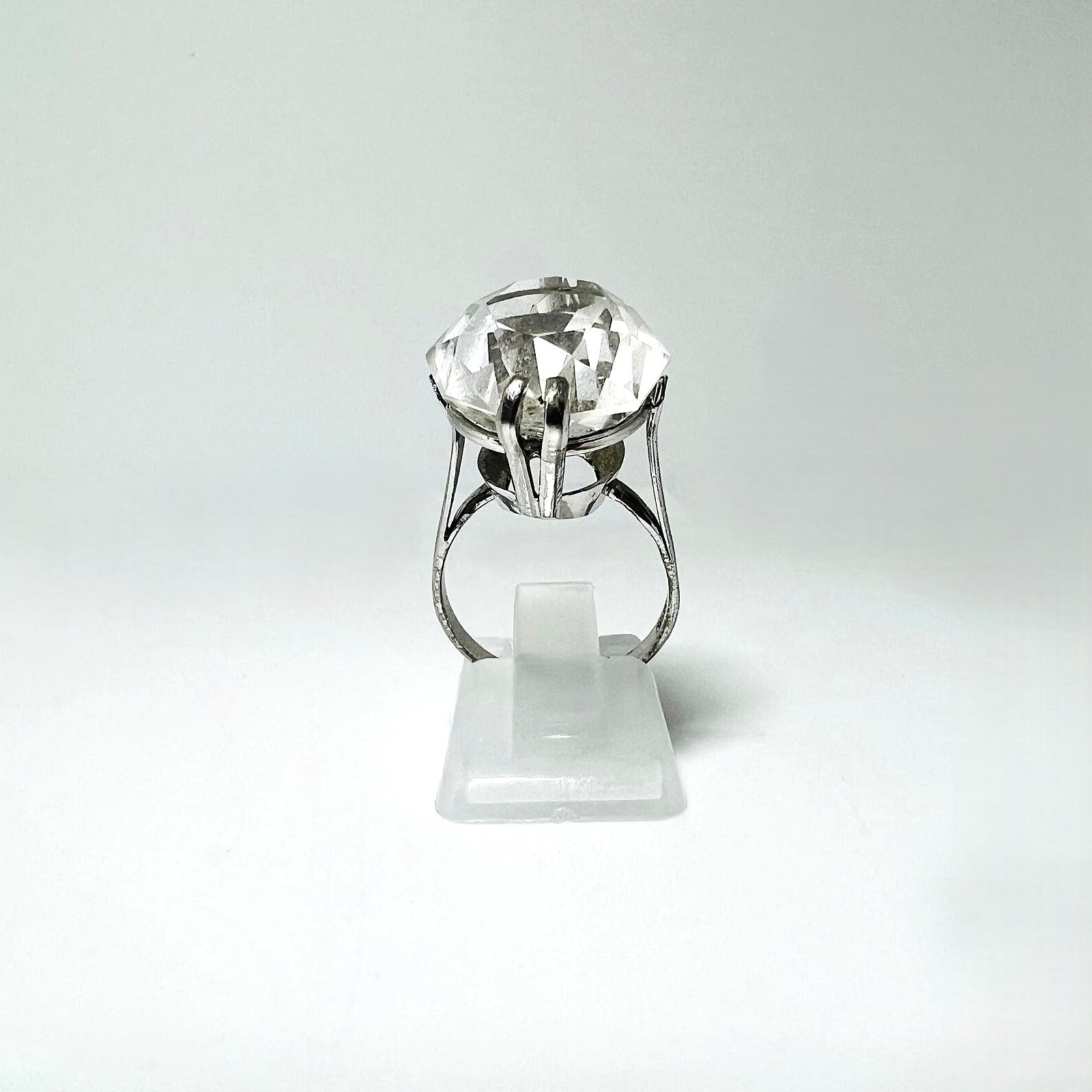 Vintage Silber Cocktailring