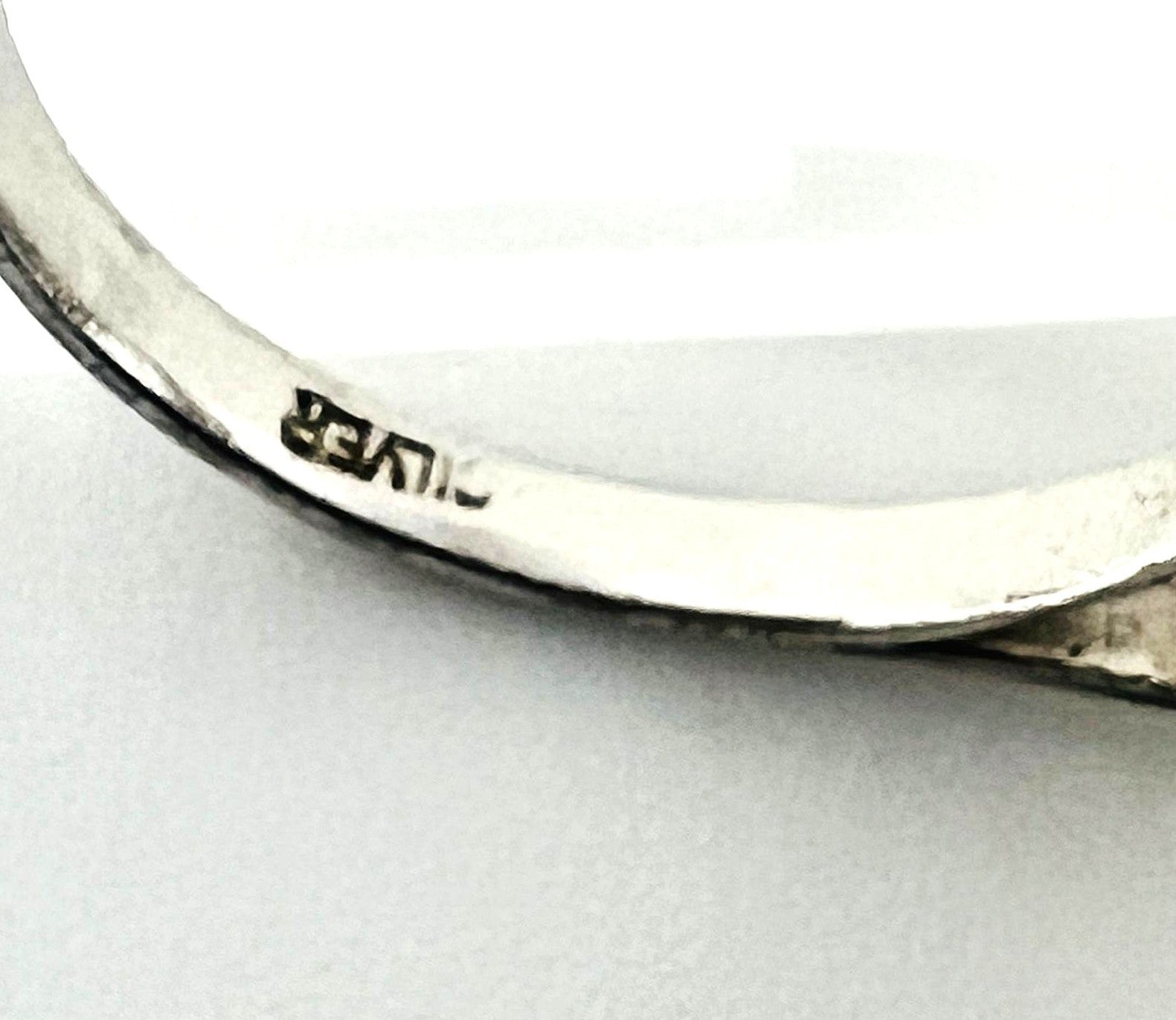 Vintage Silber Cocktailring