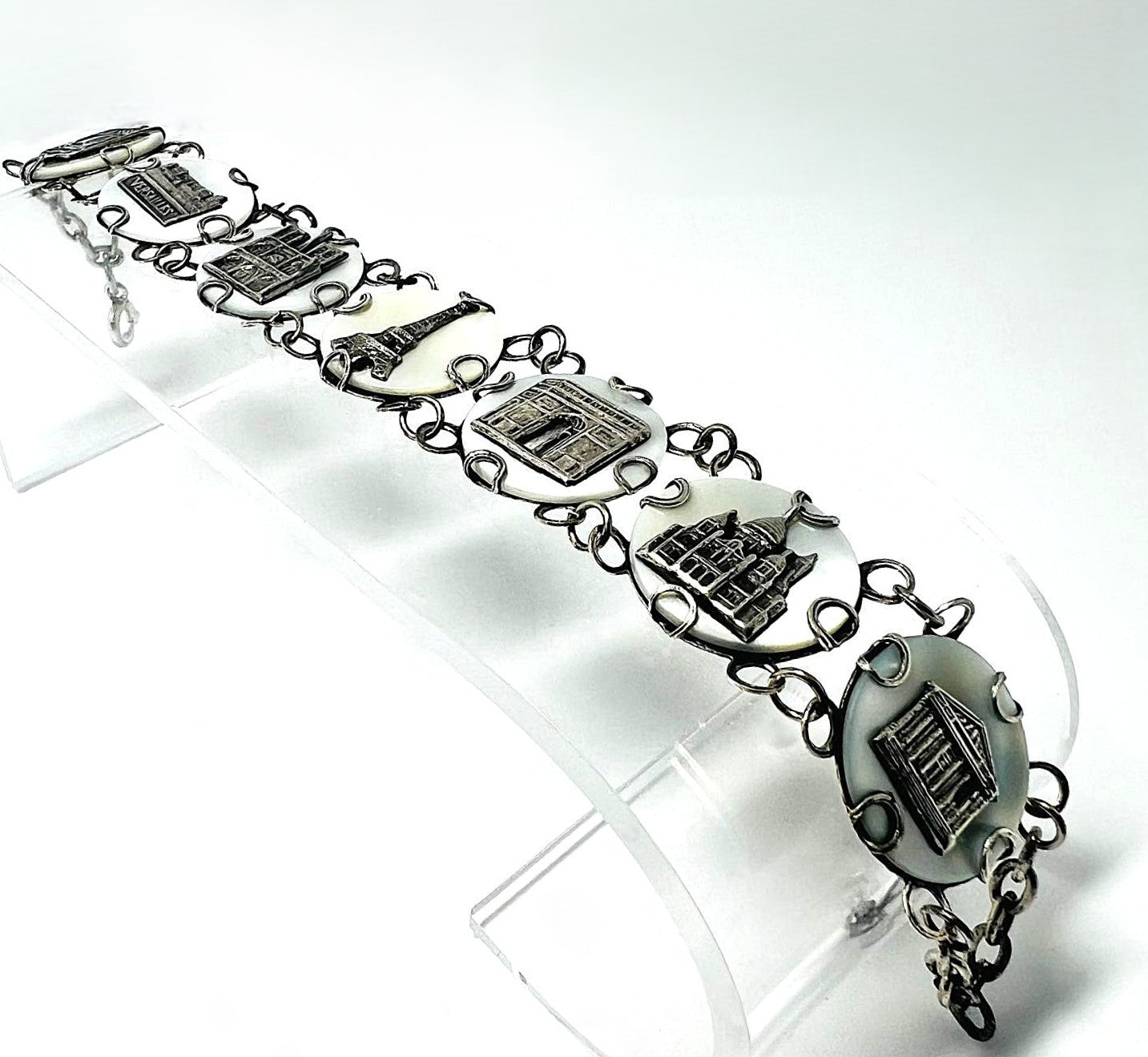 Antikes Paris Armband Perlmutt 