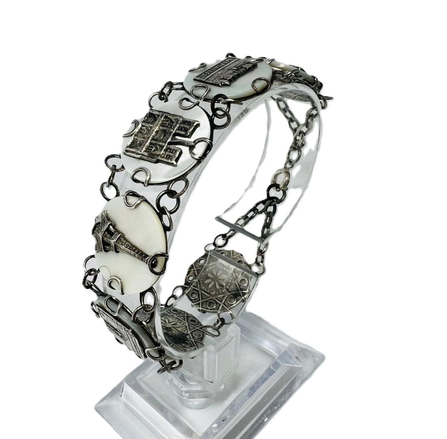 Antikes Paris Armband Perlmutt 