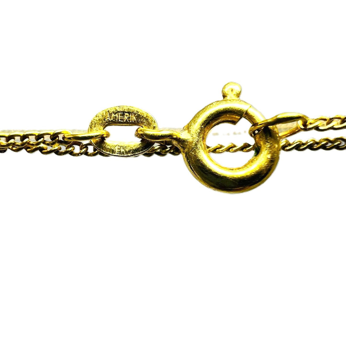 Minimalistische Vintage Cameo Kette 