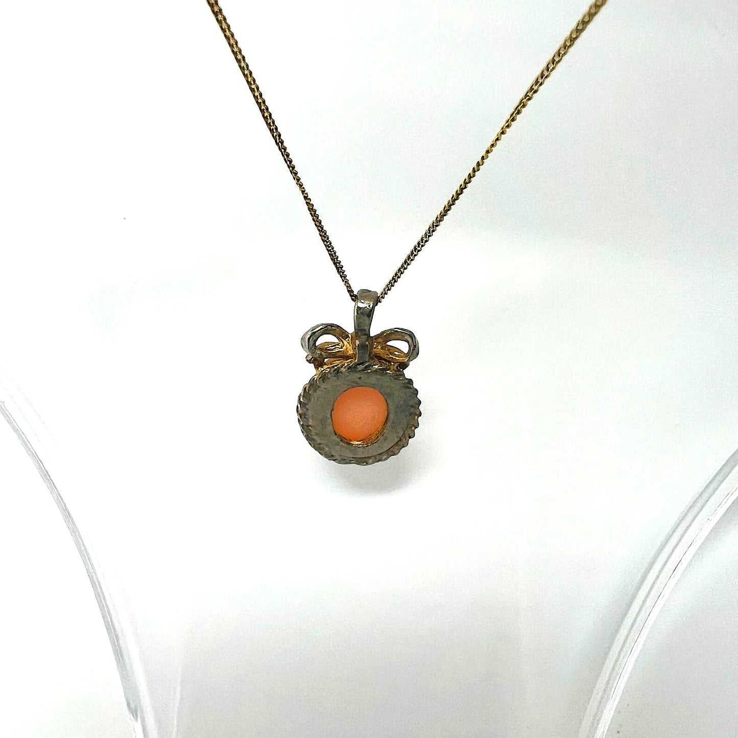 Minimalistische Vintage Cameo Kette 