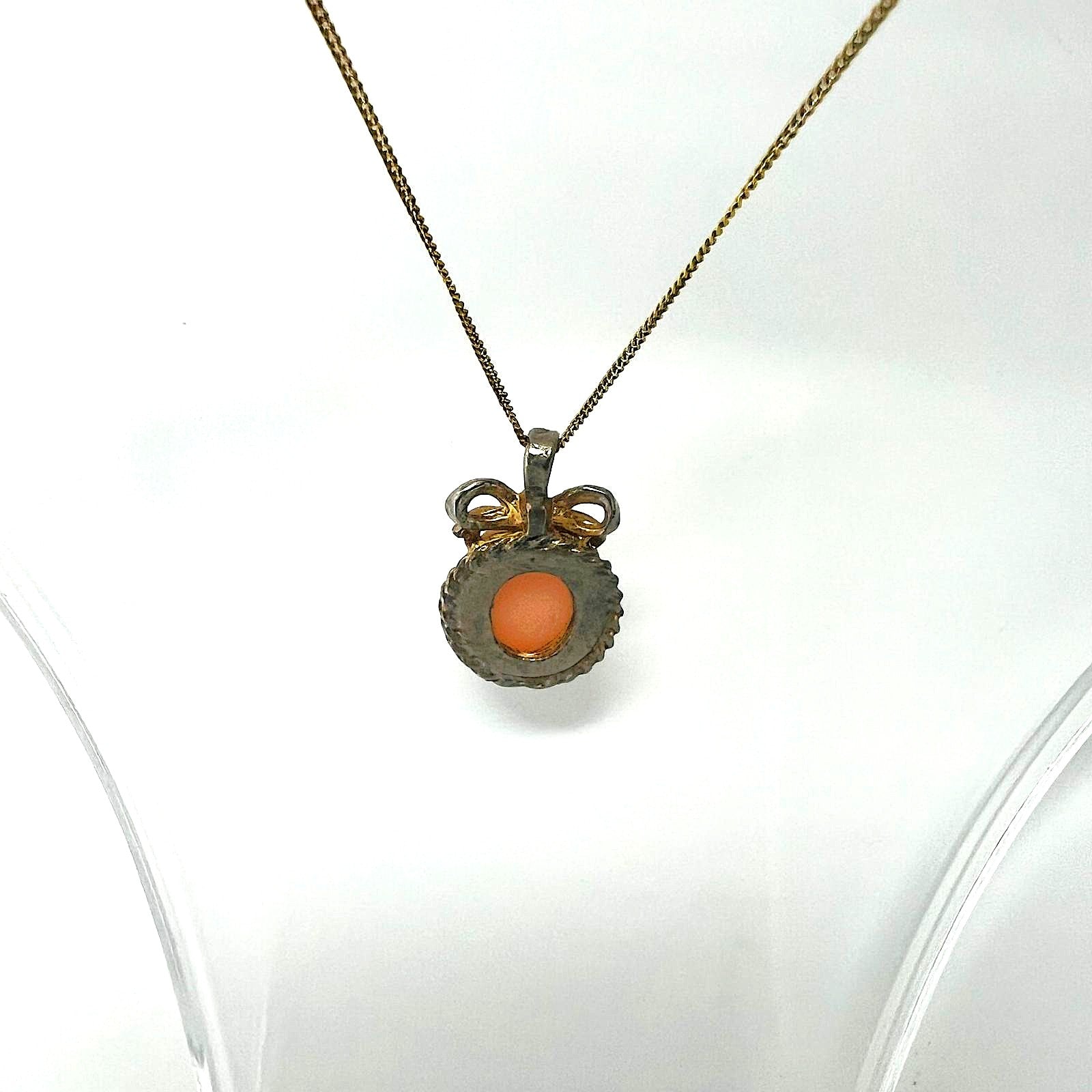 Minimalistische Vintage Cameo Kette 