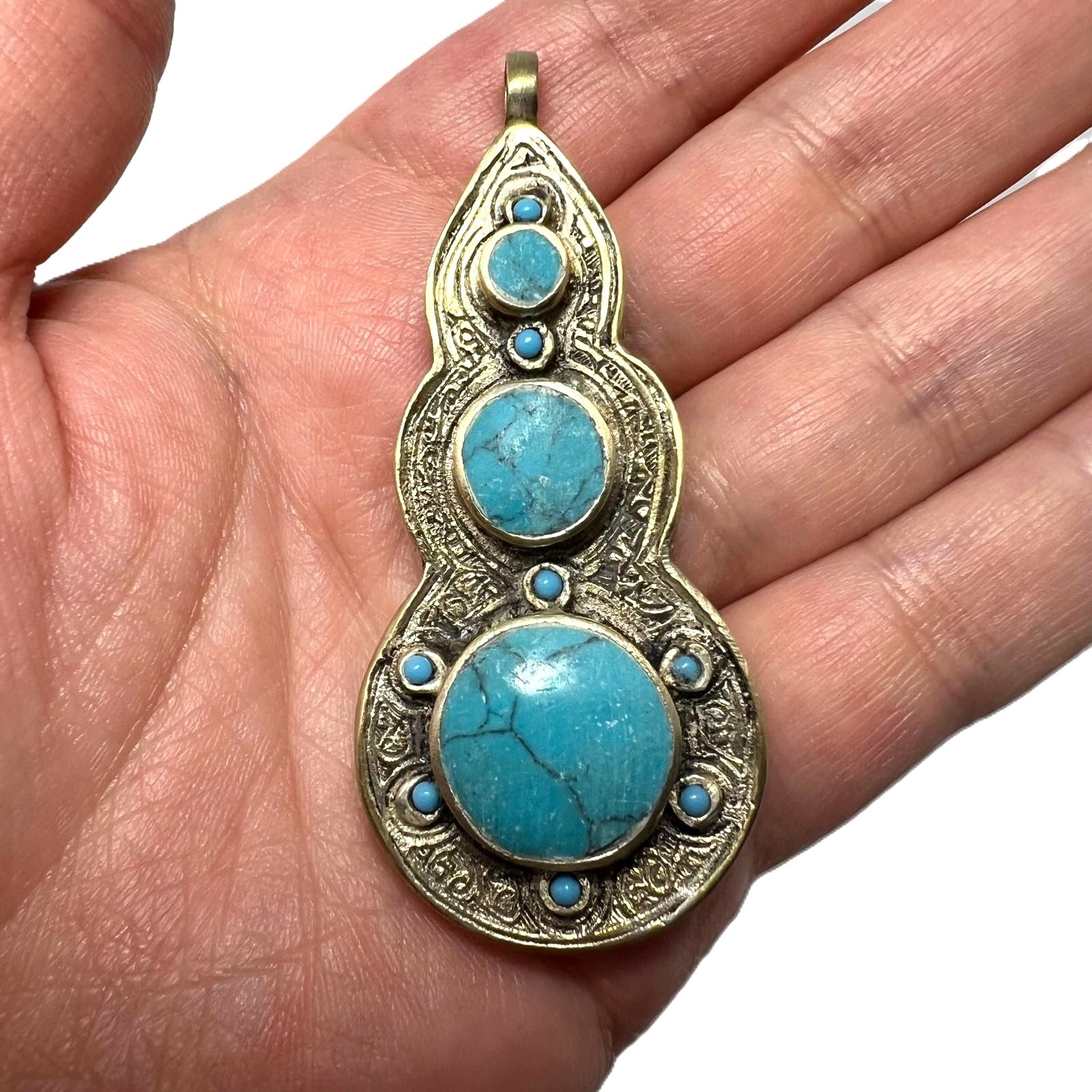 Großer Boho Amulett 