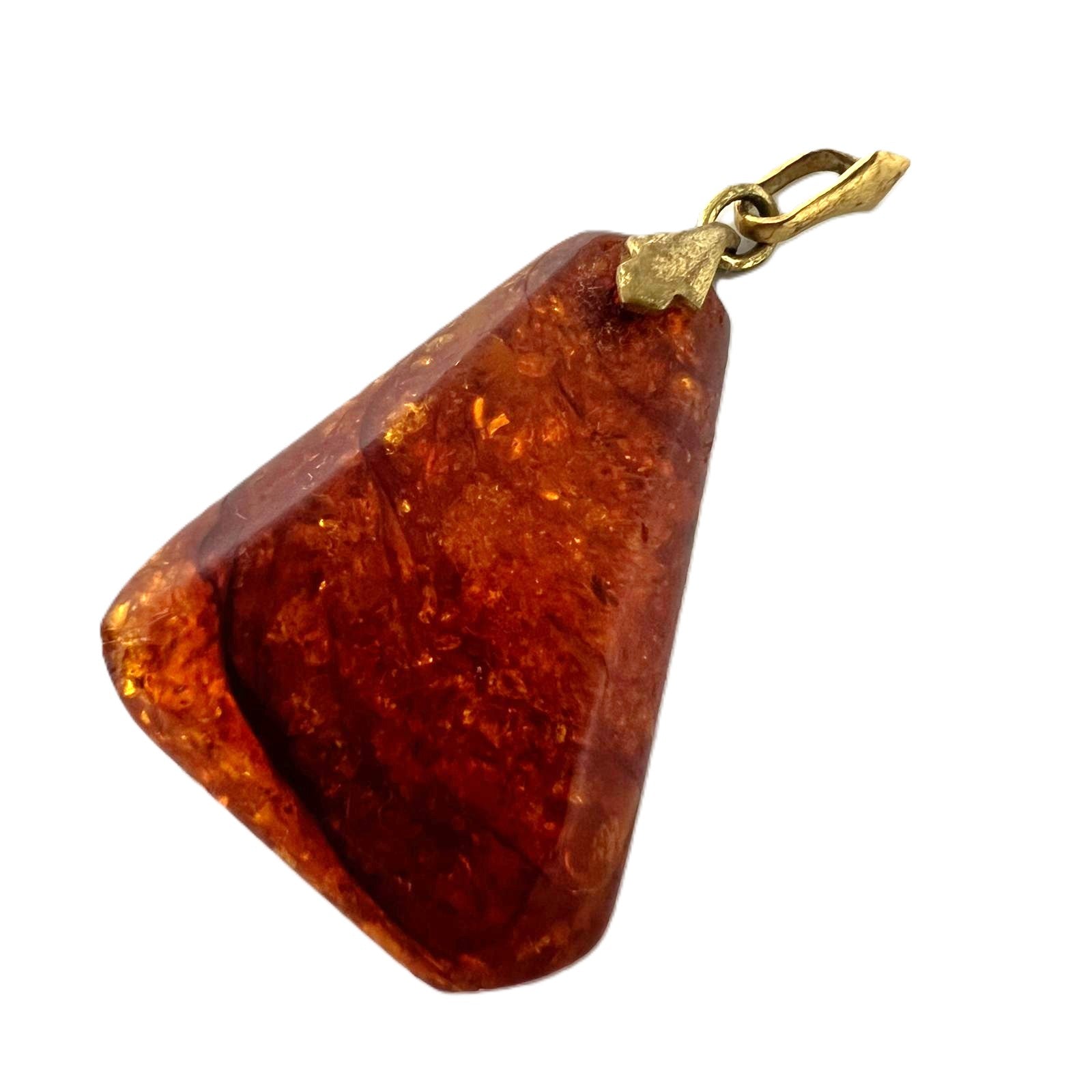 Cognac Bernstein Anhänger 