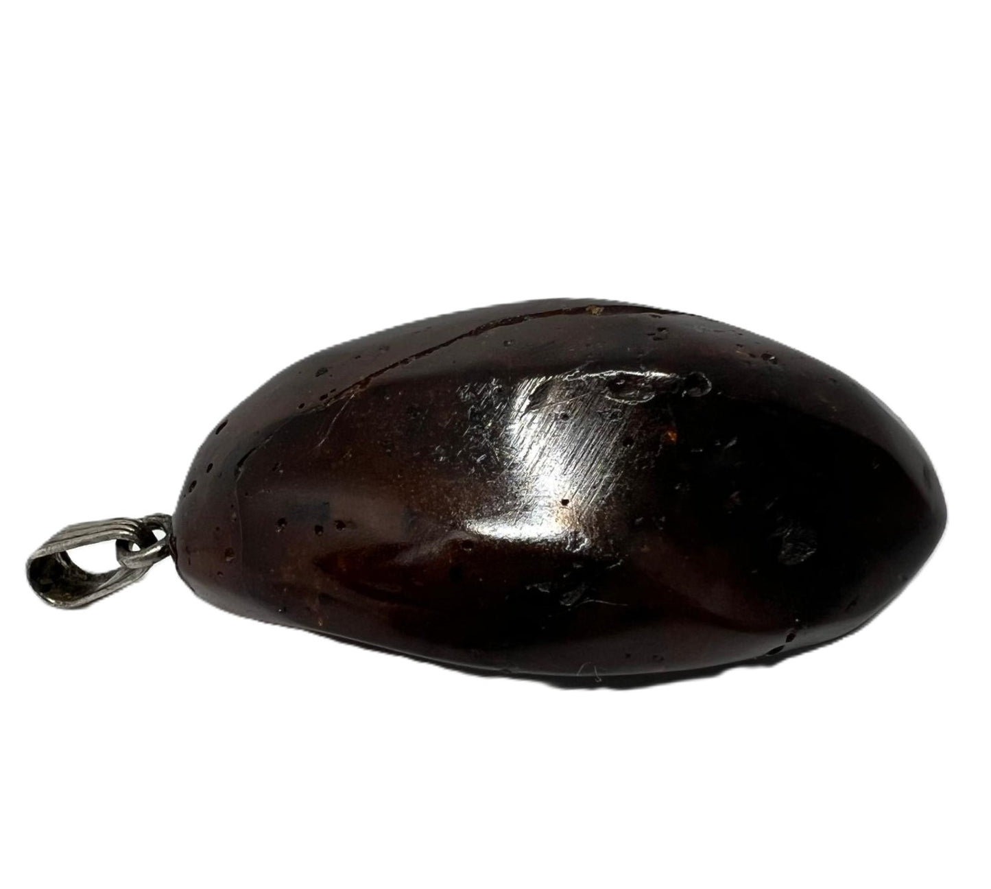 Großer antiker Bernsteinanhänger