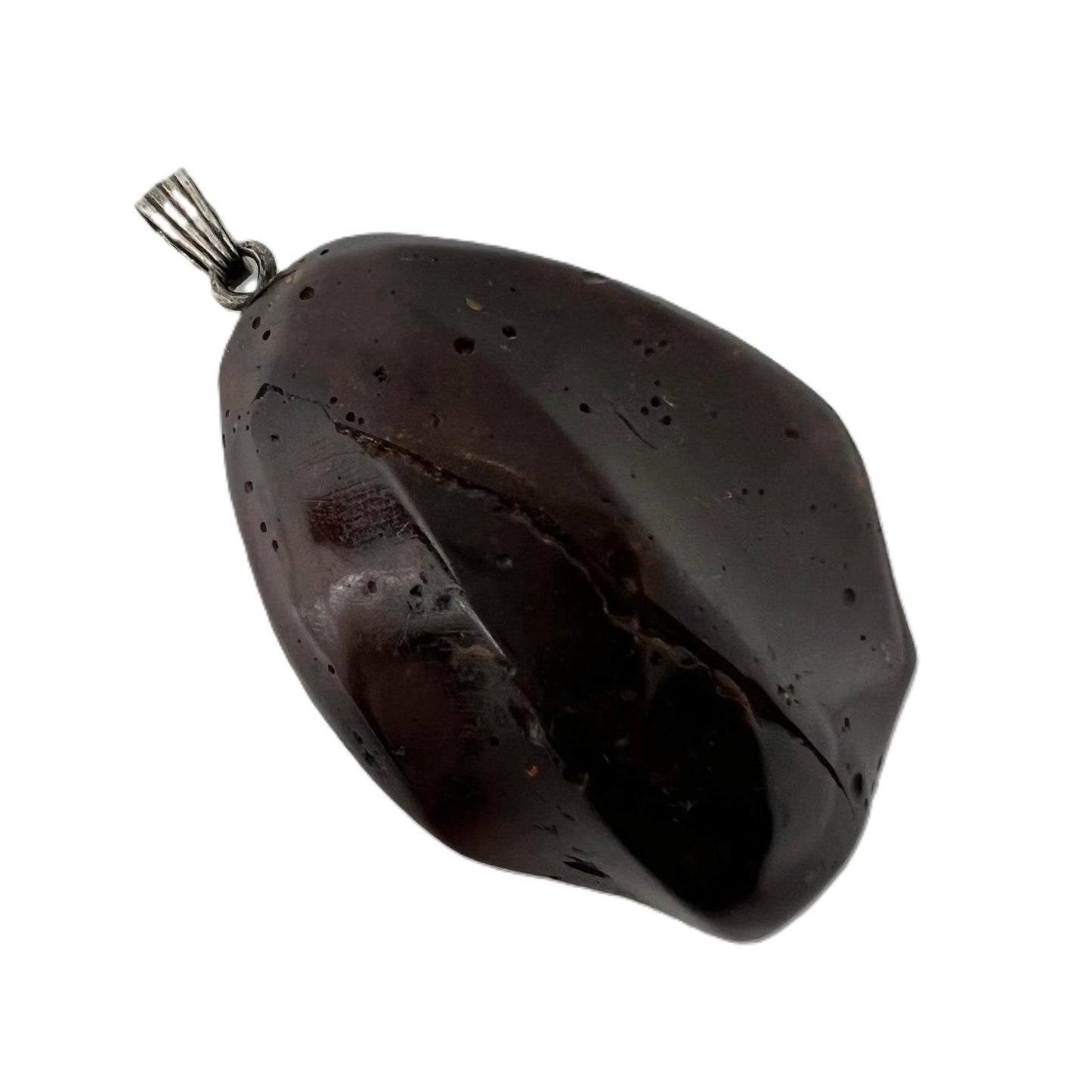 Großer antiker Bernsteinanhänger