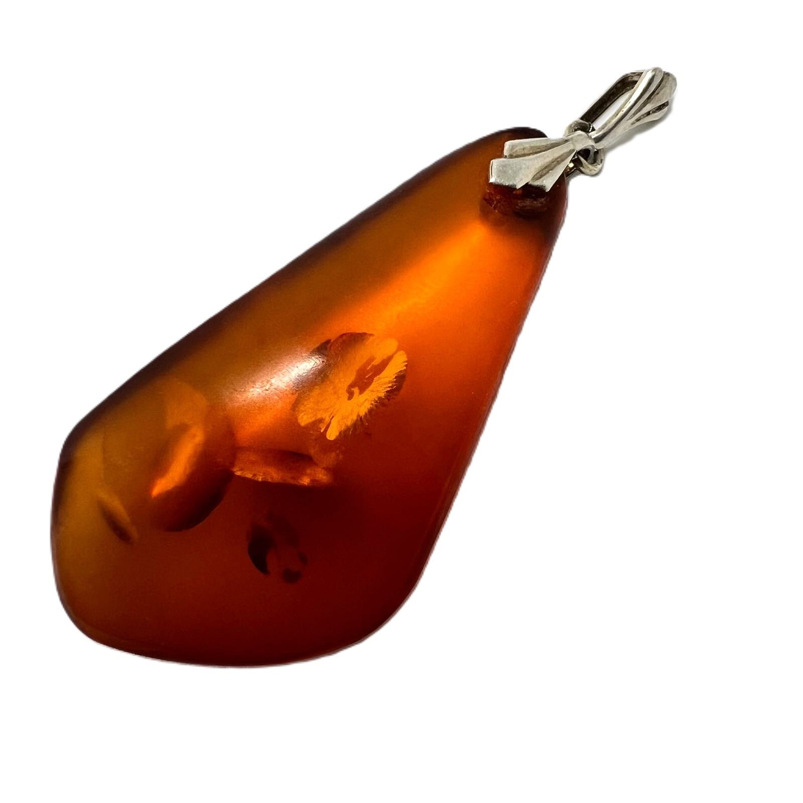 Antiker Art-Déco-Bernsteinanhänger 