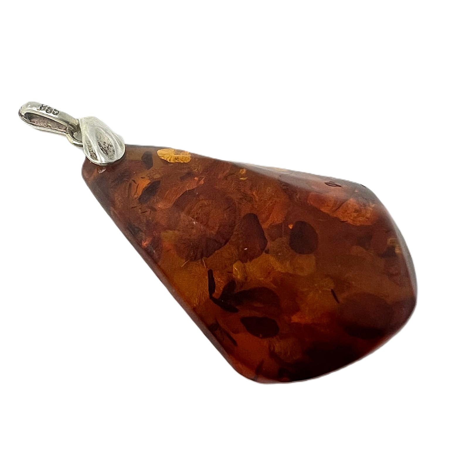 Antiker Art-Déco Bernsteinanhänger 