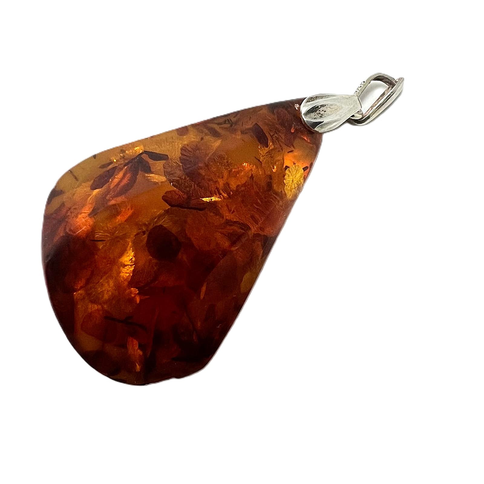 Antiker Art-Déco Bernsteinanhänger 