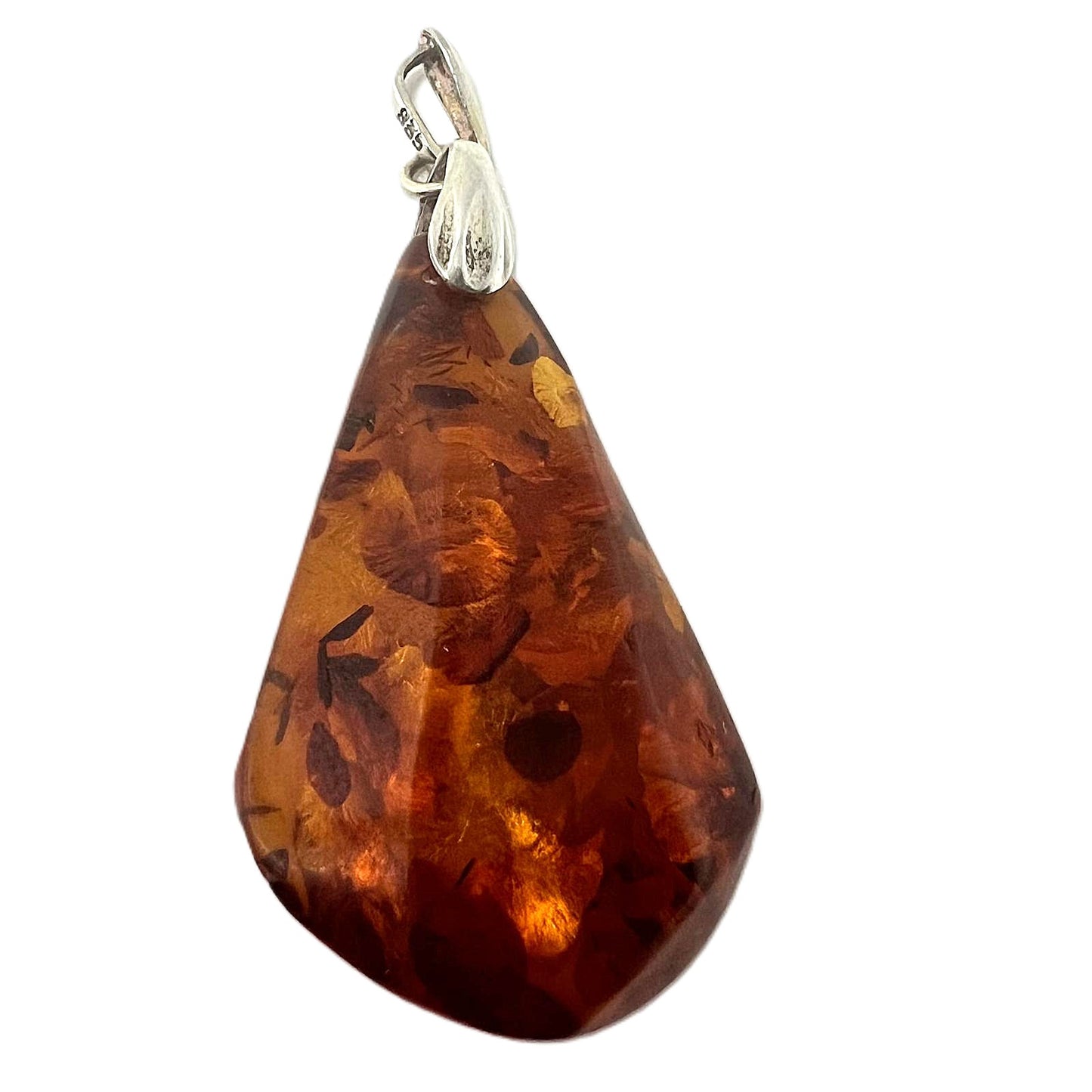 Antiker Art-Déco Bernsteinanhänger 
