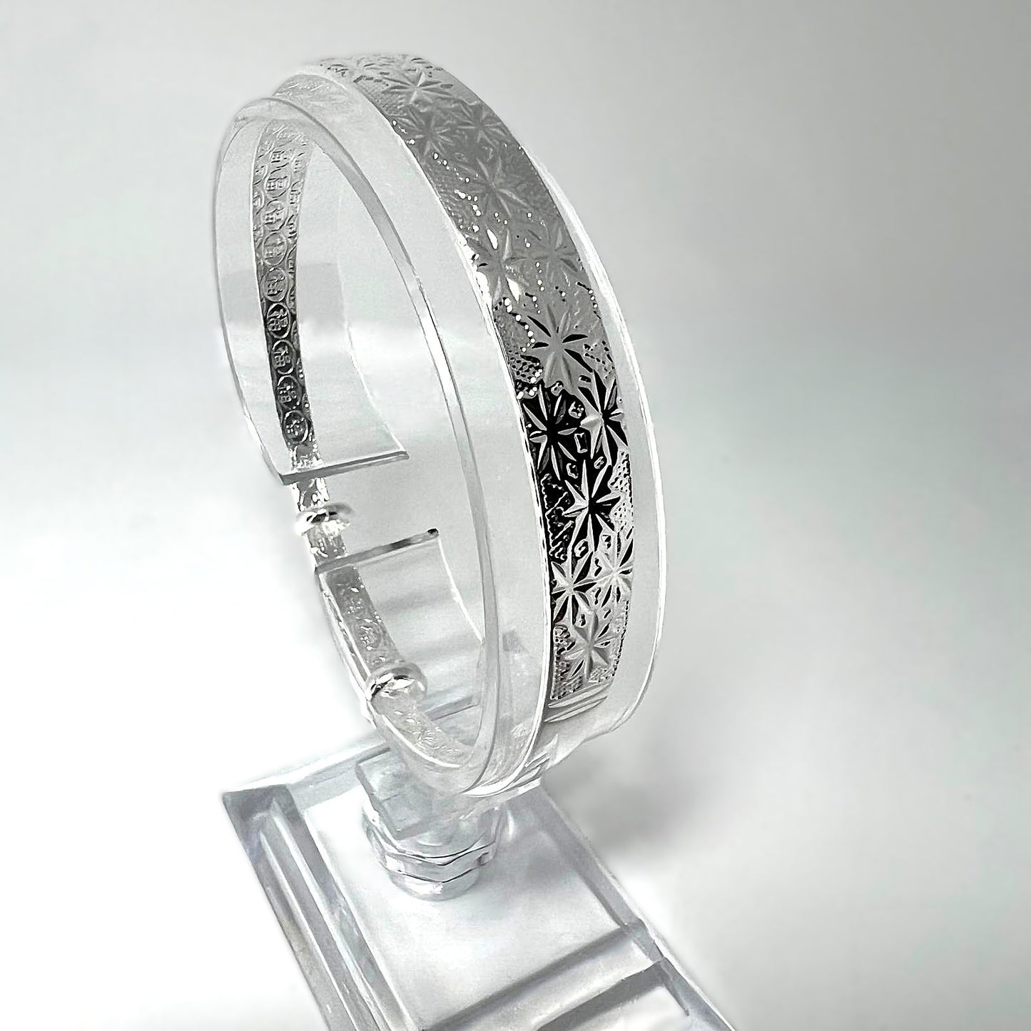 Verstellbarer 999er Silber Armreif 