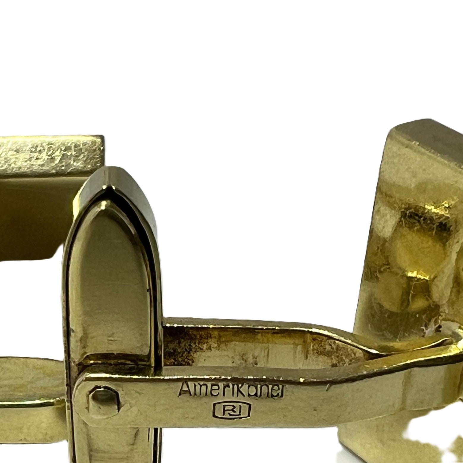 Vintage Manschettenknöpfe „P“ Amerikaner RJ