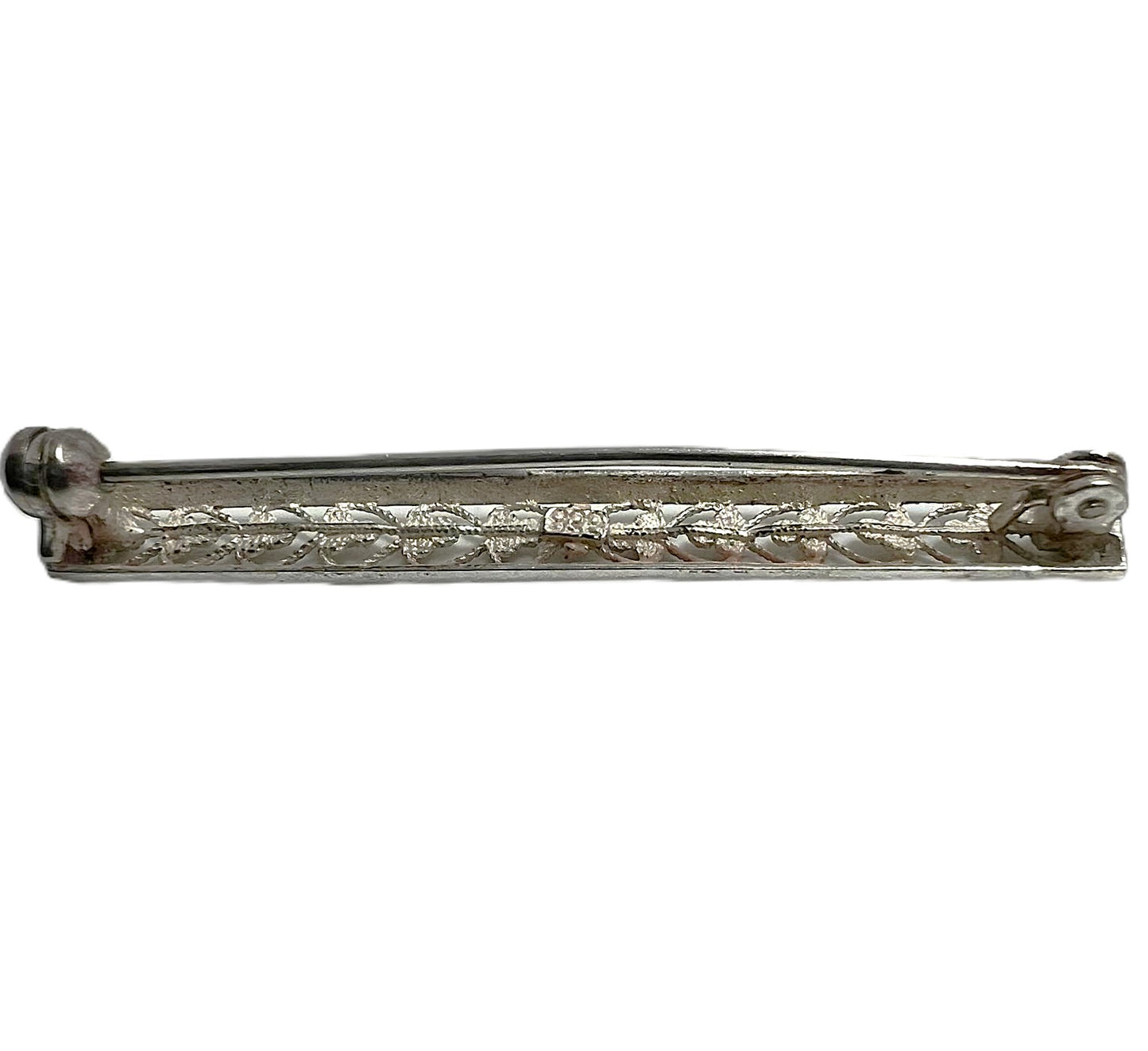 Art Deco 835 Silber Stabbrosche