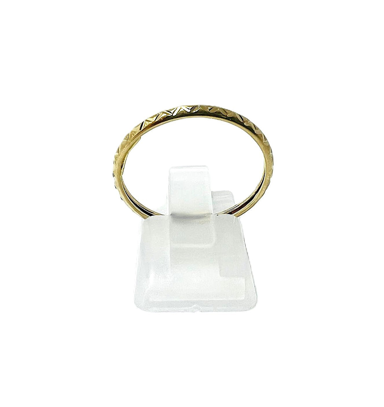 Minimalistischer 375er Goldring