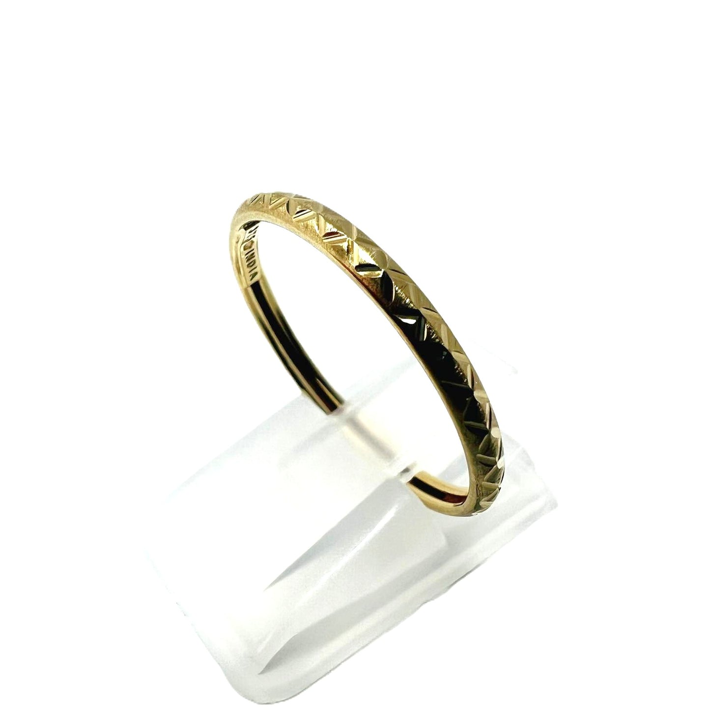 Minimalistischer 375er Goldring