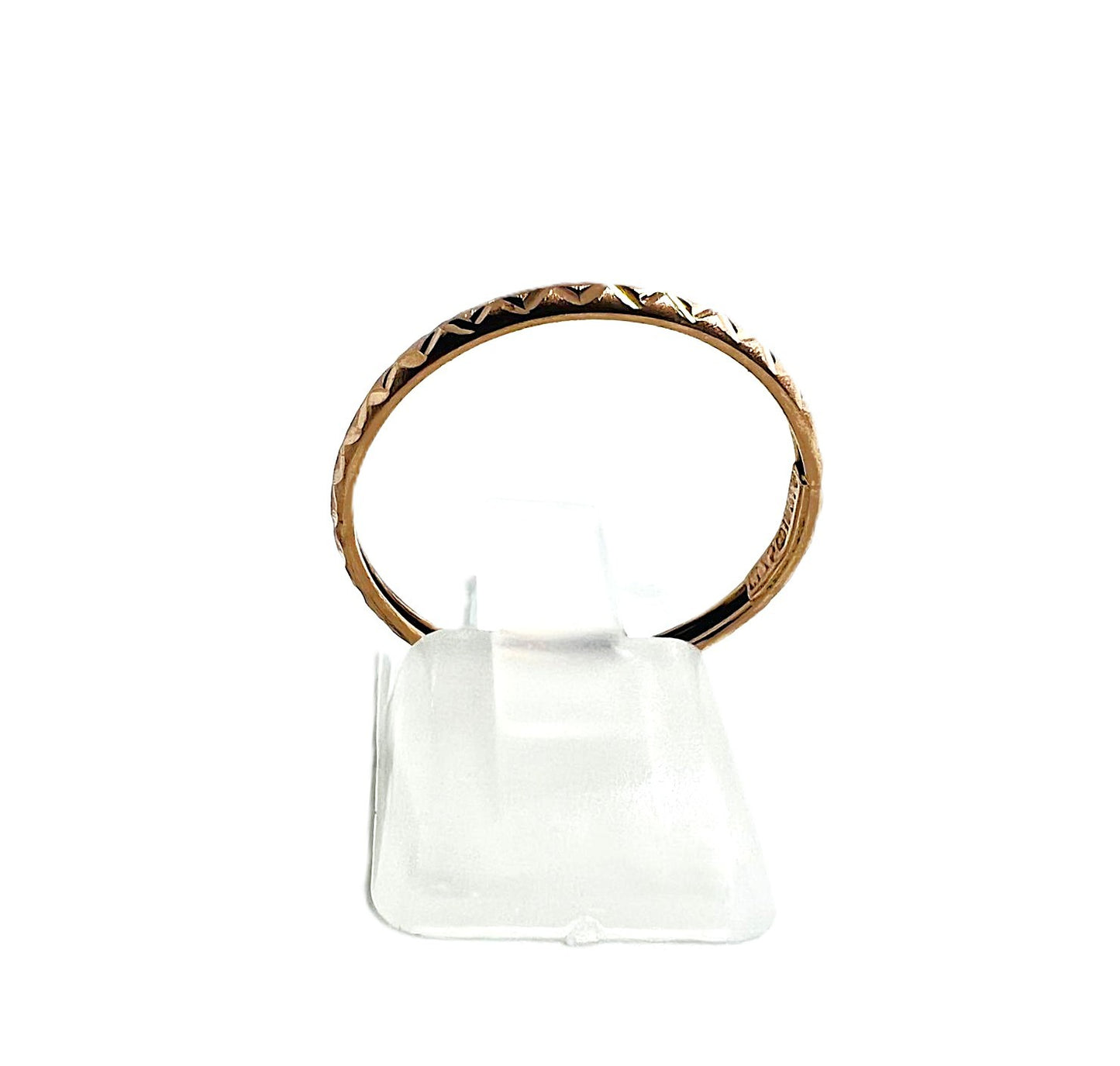 Minimalistischer 375er Roségold 