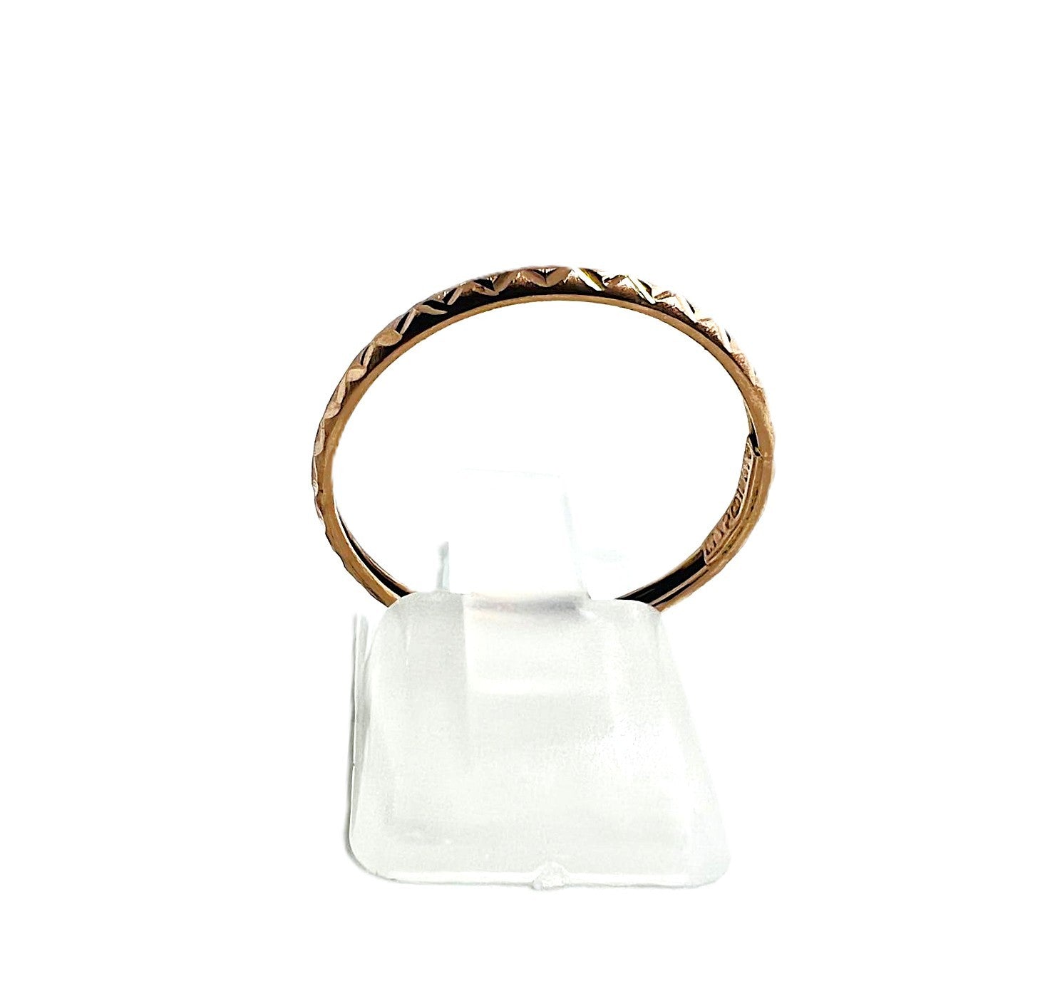 Minimalistischer 375er Roségold 