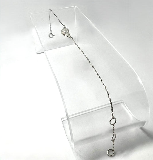 925er Silber Armband mit Engelsflügel 