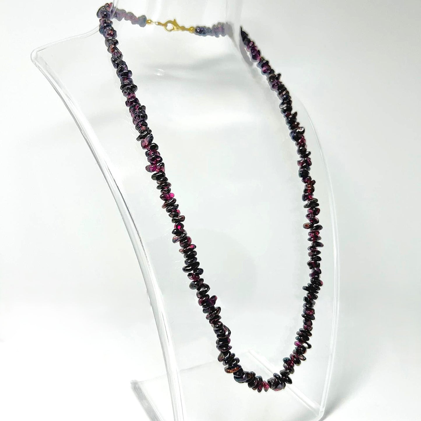 Vintage Granat Edelstein Set 