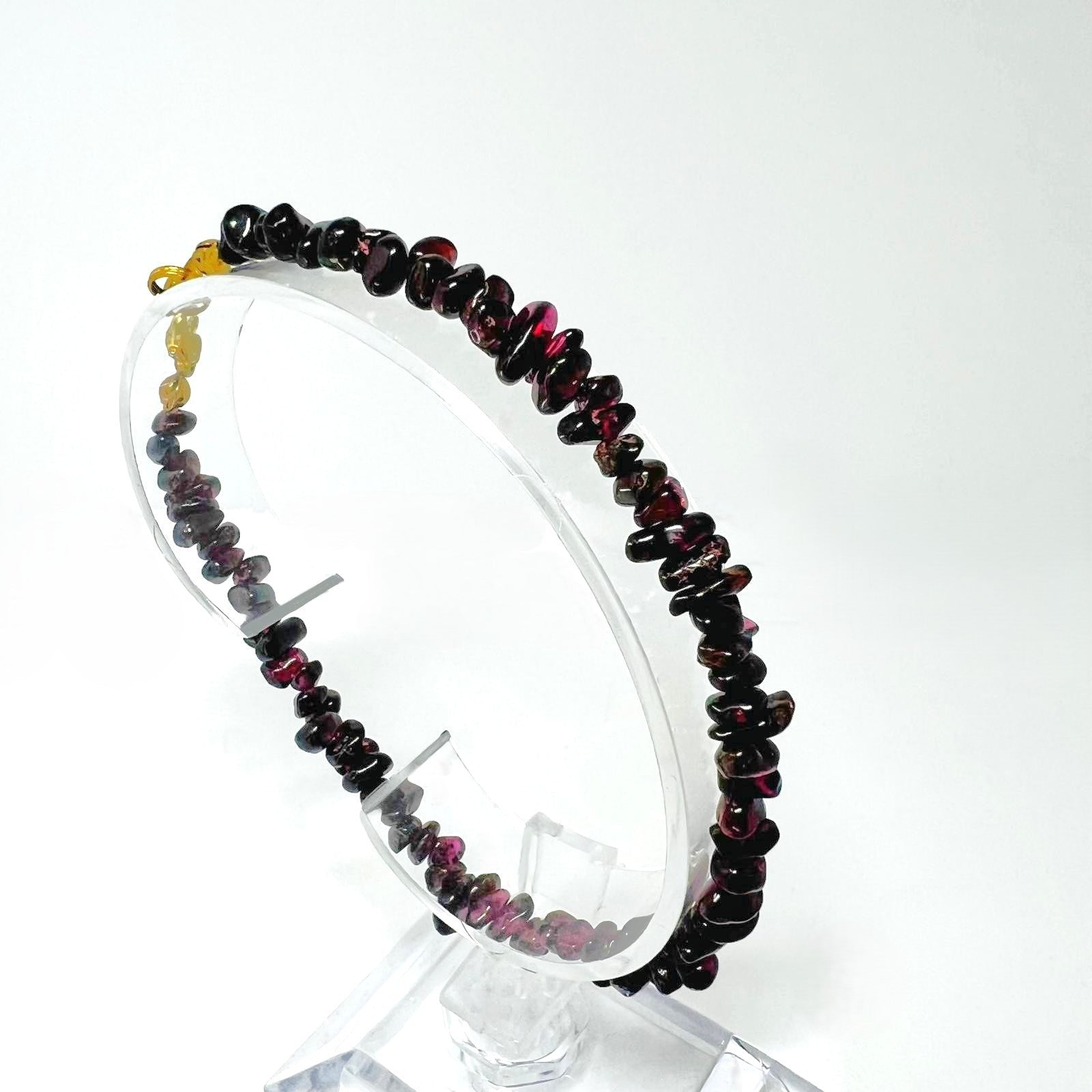 Vintage Granat Edelstein Set 