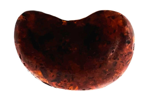 Antike Bernsteinbrosche Cognac