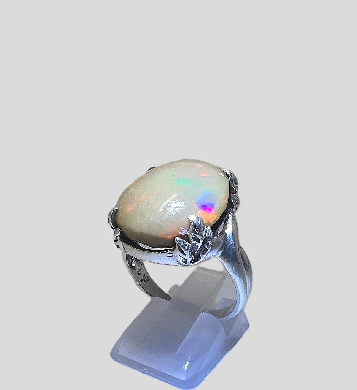 Exzellenter 925 Silber Opal Ring