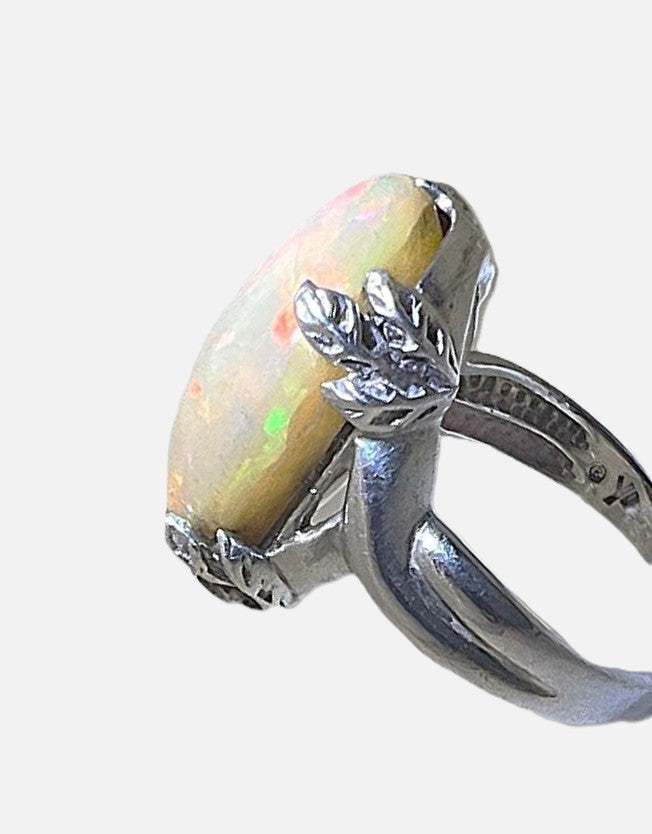 Exzellenter 925 Silber Opal Ring