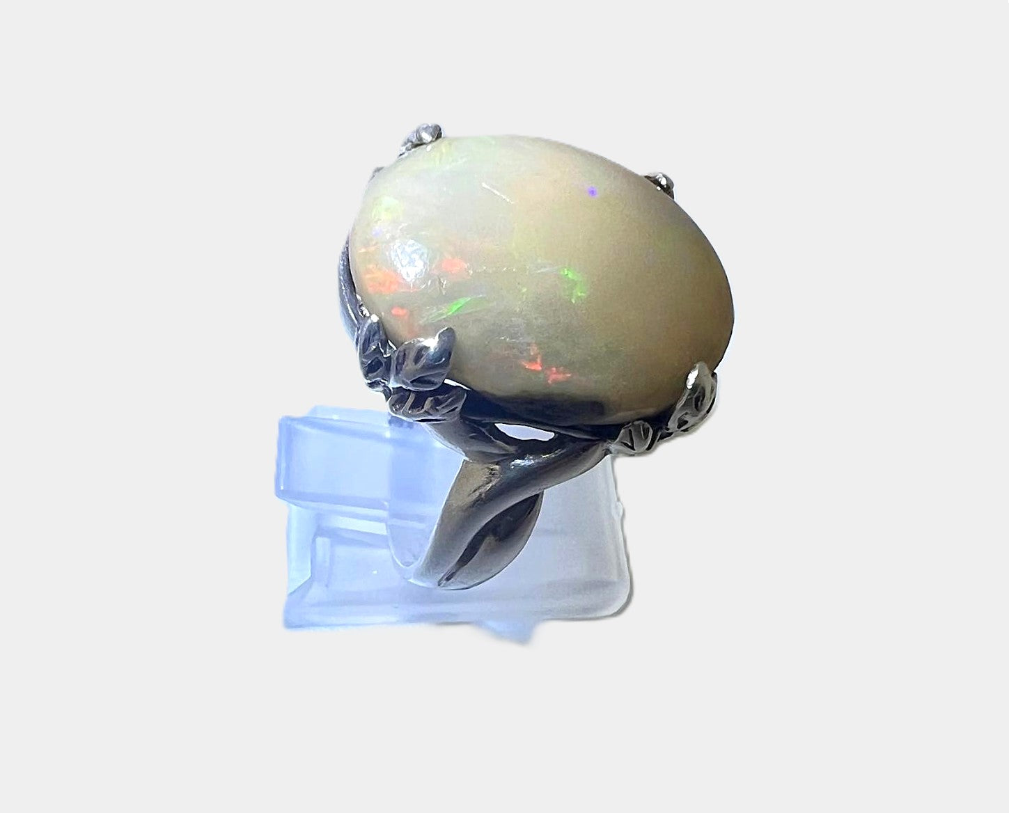 Exzellenter 925 Silber Opal Ring